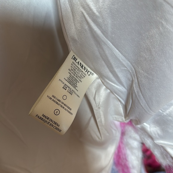 BlankNYC Long Plaid Shacket Coat, Small - Picture 6 of 6